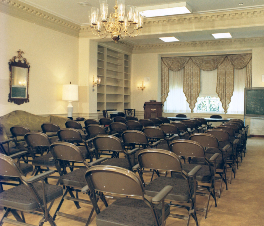 Stone House lecture set-up