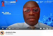 Screen capture of recorded webinar Contact tracing in the COVID-19 response: Best practices in Africa