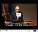 Webcast screenshot of Dr Bill Pape speaking