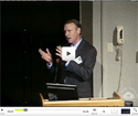 Webcast screenshot of Dr. Mark Perkins speaking