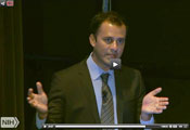 Screen capture of Dr Ramanan Laxminarayan speaking