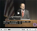 Webcast screenshot of Dr Harold Varmus speaking