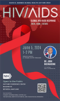 Barmes Lecture poster of John Nkengasong