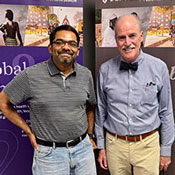 Dr. Peter Kilmarx (left) and Dr. Pai Madukhar (right)