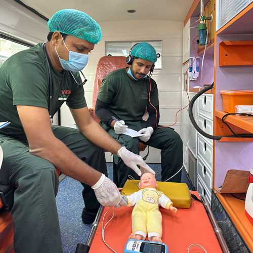 Photo of Dr. Stellah Mpagama and Dr. Scott Heysell