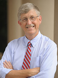 Headshot of Dr. Francis S. Collins in shirtsleeves