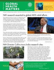 Cover of January/February 2012 issue of Global Health Matters