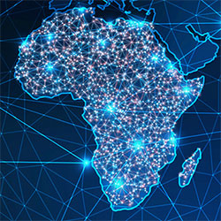 Digital map of Africa. Image by iStock.