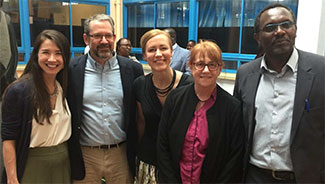 NIHM Director Dr. Josh Gordon, second from the left in a group of 5, visits Kenya