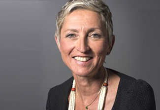 Headshot of Dr. Linda-Gail Bekker who is smiling