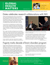 Cover of January February 2014 issue of Global Health Matters