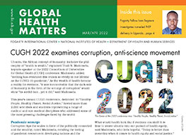 Cover of print version of Fogarty Global Health Matters
