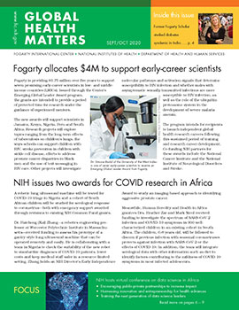 Cover of September October 2020 issue of Global Health Matters