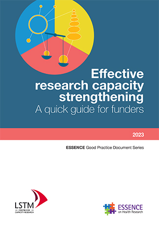 Effective research capacity strengthening publication cover