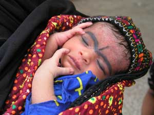 Traditional Surma Eye Makeup Poses Lead