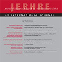 Portion of the cover of JERHRE, a journal on research ethics