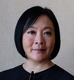 The photo on this page is a headshot of Annette Sohn wearing a black garment