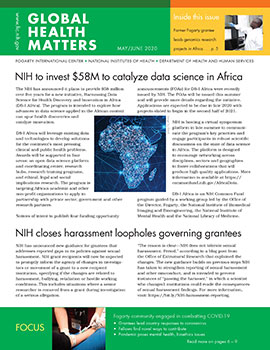 Cover of May June 2020 issue of Global Health Matters