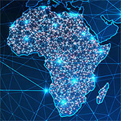 Digital map of Africa. Image by iStock.